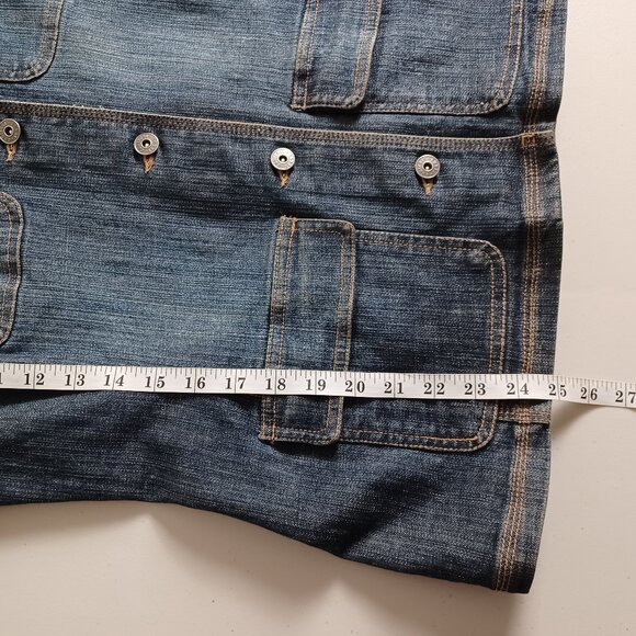 Contrast Jeans Stretch Denim Jacket - Picture 16 of 16